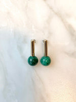 Load image into Gallery viewer, ROOS EARRINGS | MULTIPLE STONE OPTIONS
