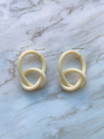 Load image into Gallery viewer, KNOTTED LOOP EARRINGS | MULTIPLE COLOURWAYS
