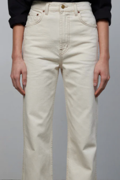 Cream straight leg jeans best sale