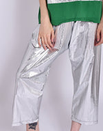 Load image into Gallery viewer, DROP CROTCH PANT | SILVER
